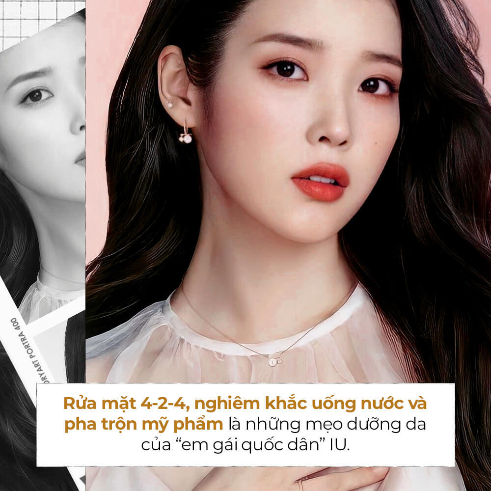 Các mẹo skincare tuyệt vời từ IU bao gồm rửa mặt 4-2-4, uống đủ nước và pha trộn mỹ phẩm để có làn da đẹp. Khám phá bí quyết dưỡng da của cặp đôi Lee Jong-suk và IU tại Lixibox Skincare.
