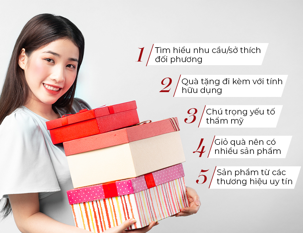 Bài viết "Mua quà tặng Tết cần lưu ý gì?" giới thiệu những gợi ý hộp quà ý nghĩa cho Tết 2023, nhấn mạnh tầm quan trọng trong việc tặng quà cho gia đình và bạn bè, đồng thời có những lưu ý quan trọng trước khi mua quà, thúc đẩy việc lựa chọn quà tặng ý nghĩa và Lixibox Sale hấp dẫn.