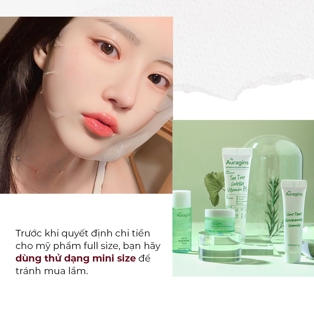 Trước khi quyết định chi tiền cho mỹ phẩm full size, bạn hãy dùng thử dạng mini size để tránh mua lầm. Bí quyết tiết kiệm cho các nàng độc thân khi mua sắm mỹ phẩm thông minh, tránh tình trạng chi tiêu quá tay.