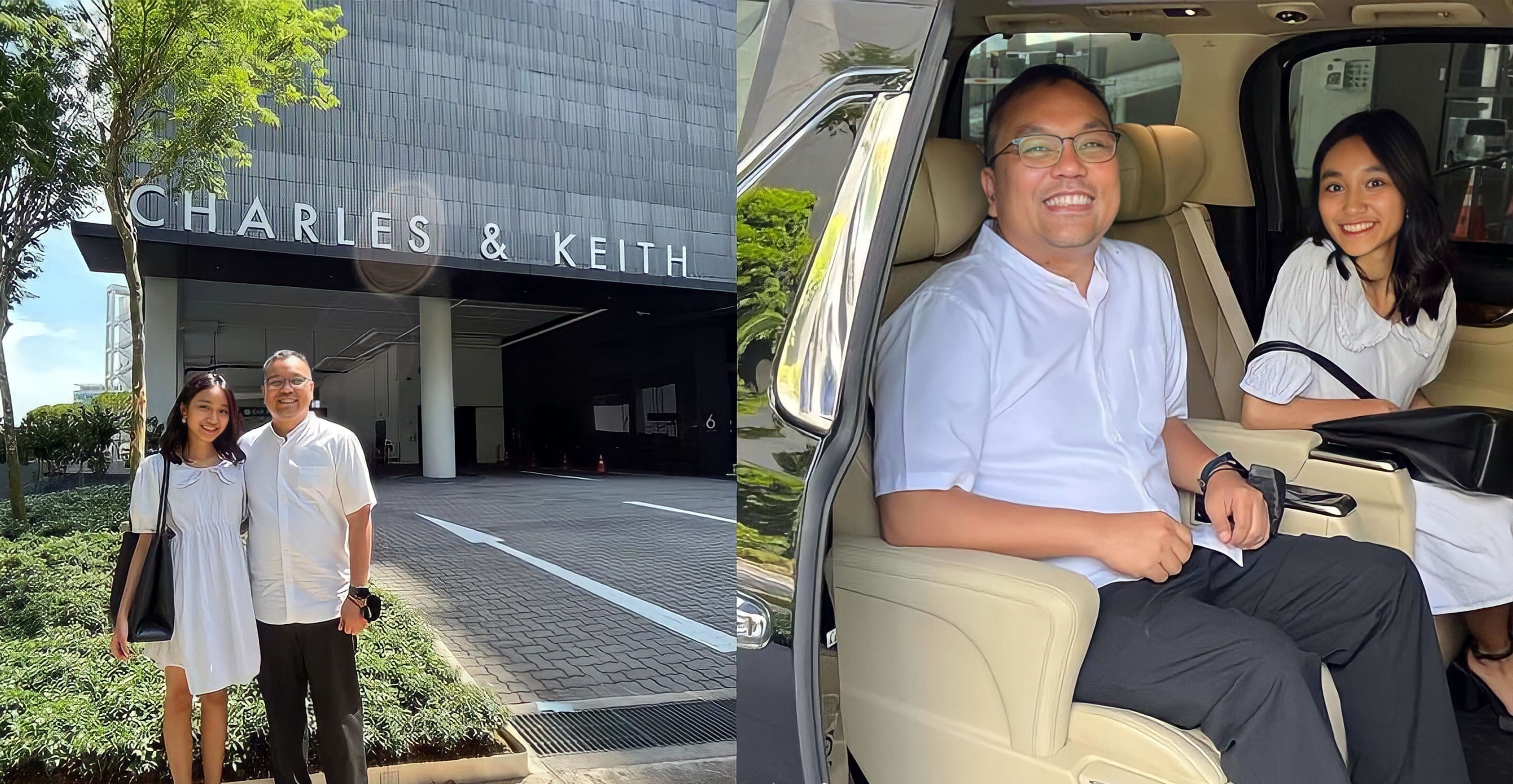 Cô bé 17 tuổi cùng người đàn ông đứng trước cửa hàng Charles & Keith, nơi đã gây tranh cãi về định nghĩa "đồ hiệu" và "affordable luxury". Vụ việc này làm nổi bật những quan điểm trái chiều trong cộng đồng mạng về giá trị thương hiệu.