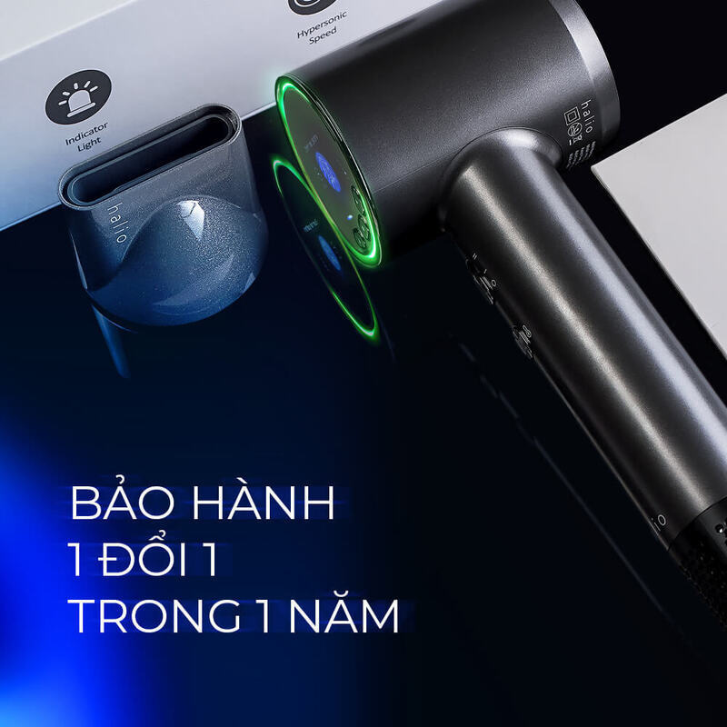 Máy sấy tóc Halio Hypersonic với chế độ bảo hành 1 đổi 1 trong 1 năm. Thiết kế thanh lịch và tính năng hiện đại hỗ trợ tạo kiểu tóc chuyên nghiệp, phù hợp với nhu cầu sử dụng hàng ngày của tín đồ làm đẹp. Khám phá tại Lixibox!