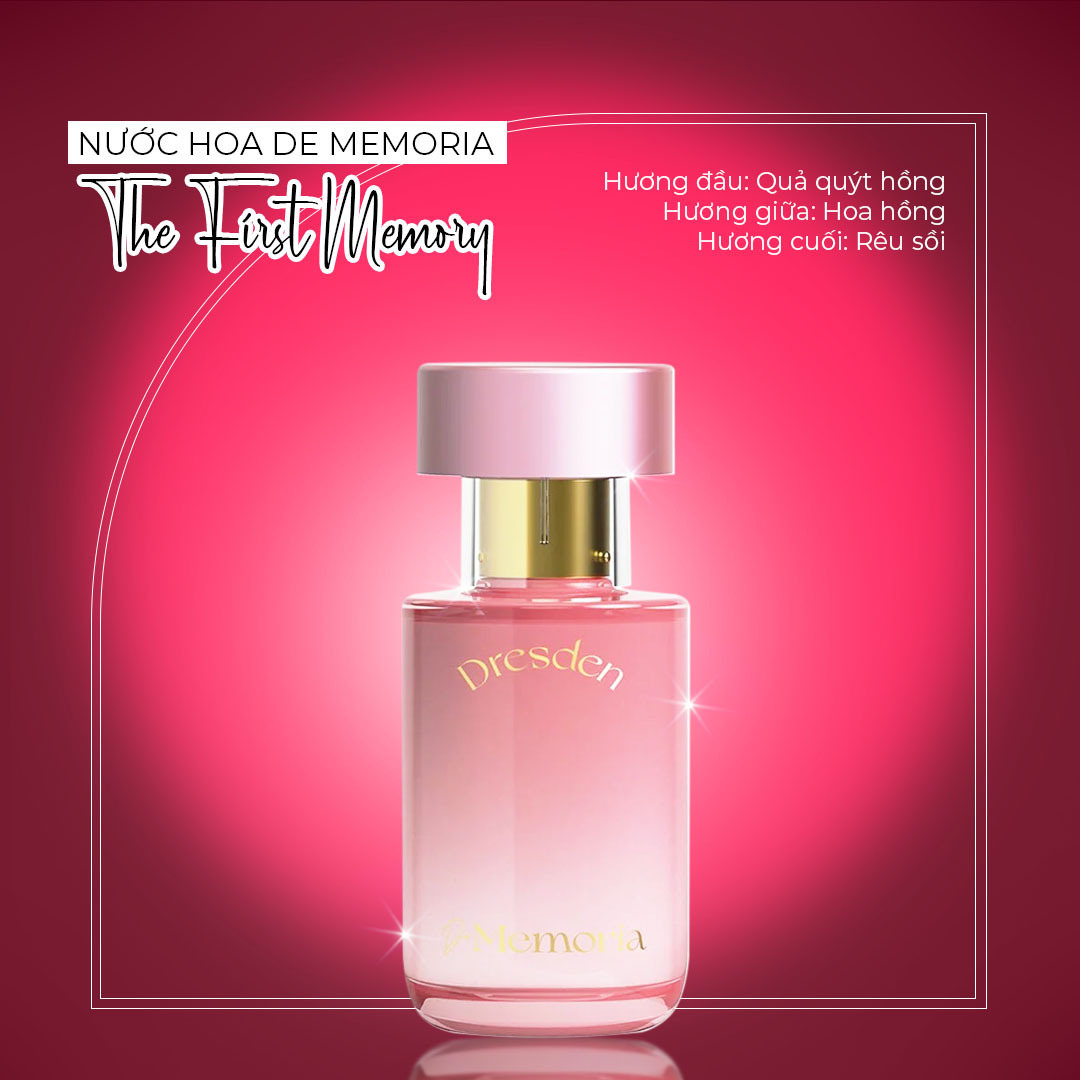 Nước hoa De Memoria The First Memory với hương đầu quýt hồng, hương giữa hoa hồng và hương cuối rêu sồi, là một gợi ý tặng quà 8/3 cực kỳ sang-xịn-mịn cho phái đẹp. Khám phá thêm tại Lixibox!