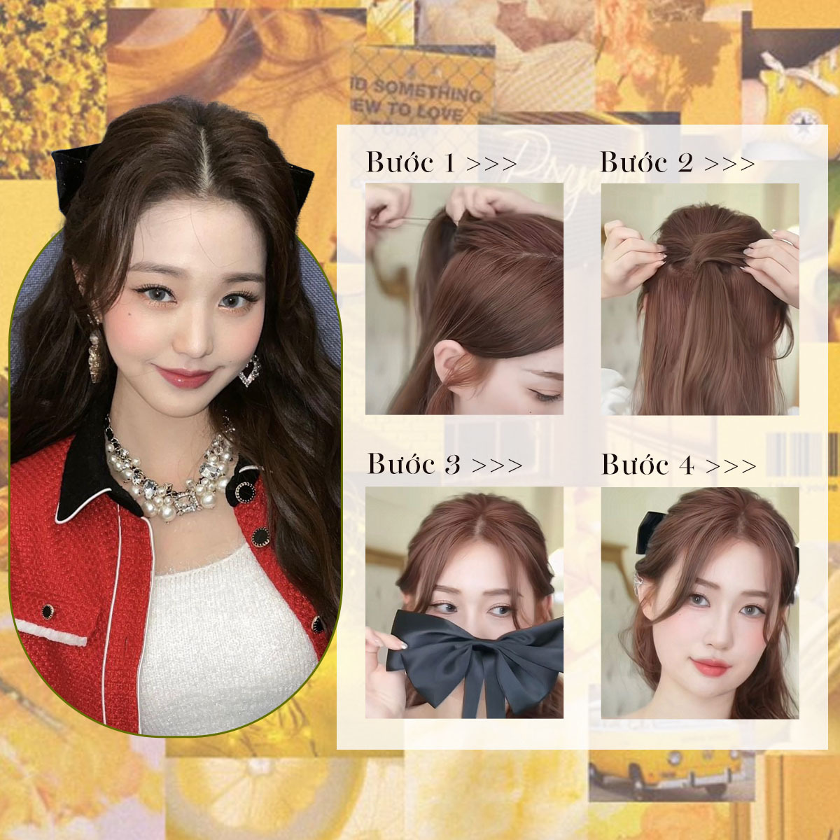Bài viết giới thiệu 5 kiểu tóc trendy lấy cảm hứng từ các idol Kpop như Hanni (NewJeans), Jennie (BLACKPINK), Nayeon (TWICE), NingNing (aespa) và Jang Won Young (IVE) trên Lixibox. Kiểu tóc nữ Hàn Quốc dễ thực hiện chỉ trong 10 phút.