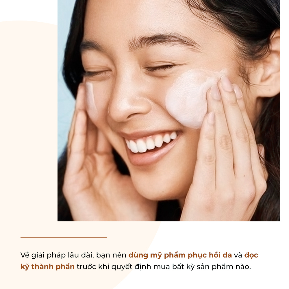 Cần làm gì khi da bị dị ứng mỹ phẩm? Không xử trí kịp thời có thể gây tổn thương nghiêm trọng cho da. Tìm hiểu cách phục hồi da sau dị ứng mỹ phẩm với Lixibox Skincare.