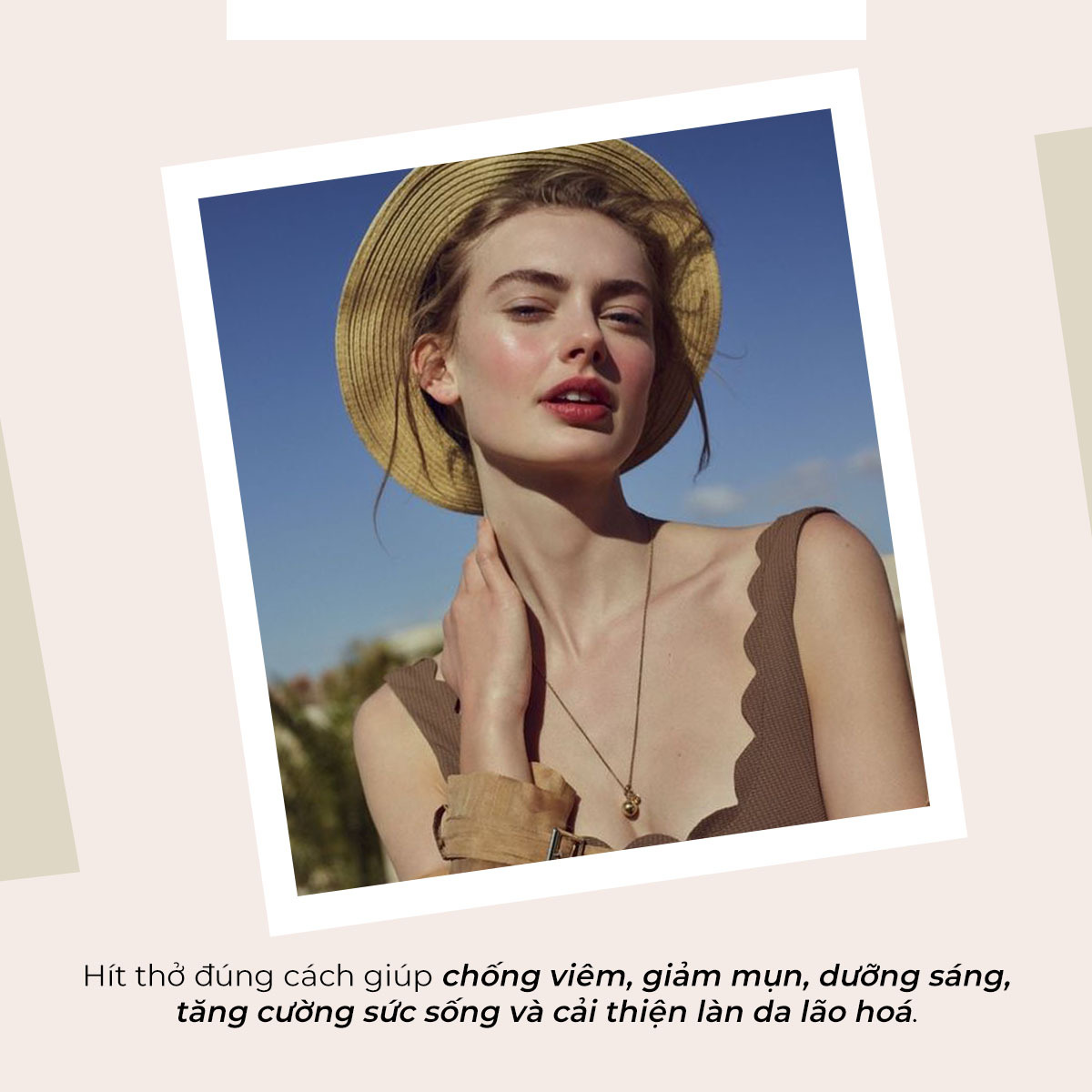 Hít thở đúng cách giúp chống viêm, giảm mụn, dưỡng sáng, tăng cường sức sống và cải thiện làn da lão hóa. Khám phá mẹo skincare từ Lixibox về cách hít thở để dưỡng da hiệu quả.