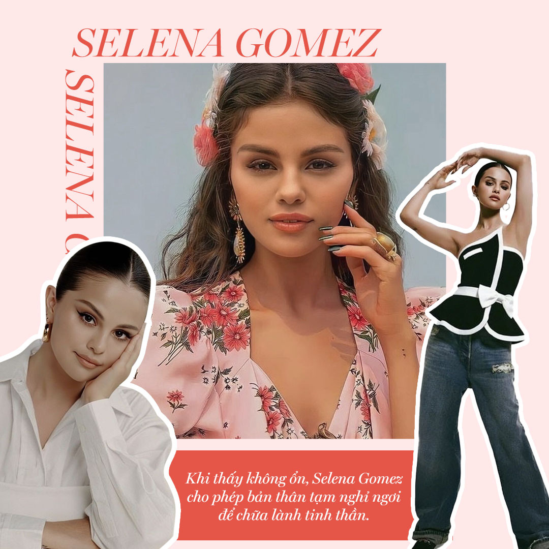 Selena Gomez chia sẻ về cách đối diện áp lực và tìm kiếm hạnh phúc mỗi ngày trong bài viết của Lixibox. Cô nhấn mạnh tầm quan trọng của việc cho phép bản thân nghỉ ngơi và phục hồi tâm trí, cùng các bí quyết từ Miley Cyrus, Shawn Mendes, Camila Cabello và Demi Lovato.