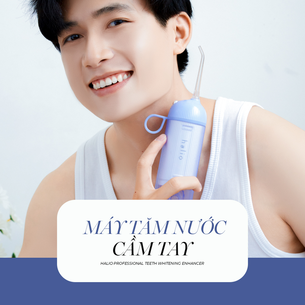 Bài viết "Top 6 thiết bị làm đẹp cho nam giới" giới thiệu các sản phẩm làm sạch răng miệng như máy tăm nước cầm tay Halio và tầm quan trọng của skincare cho nam, giúp phái mạnh tự tin trong giao tiếp và tạo ấn tượng tốt.
