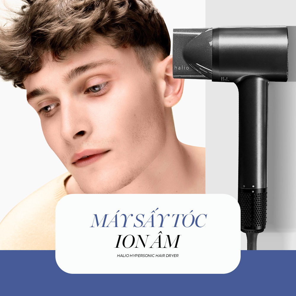MÁY SẤY TÓC ION ÂM HALIO - thiết bị làm đẹp hi-tech dành cho nam giới, giúp chăm sóc vẻ ngoài và tạo ấn tượng tốt với người khác. Khám phá GWP Vietnam và Lixibox để tìm hiểu thêm về chăm sóc sức khoẻ và skincare cho nam.