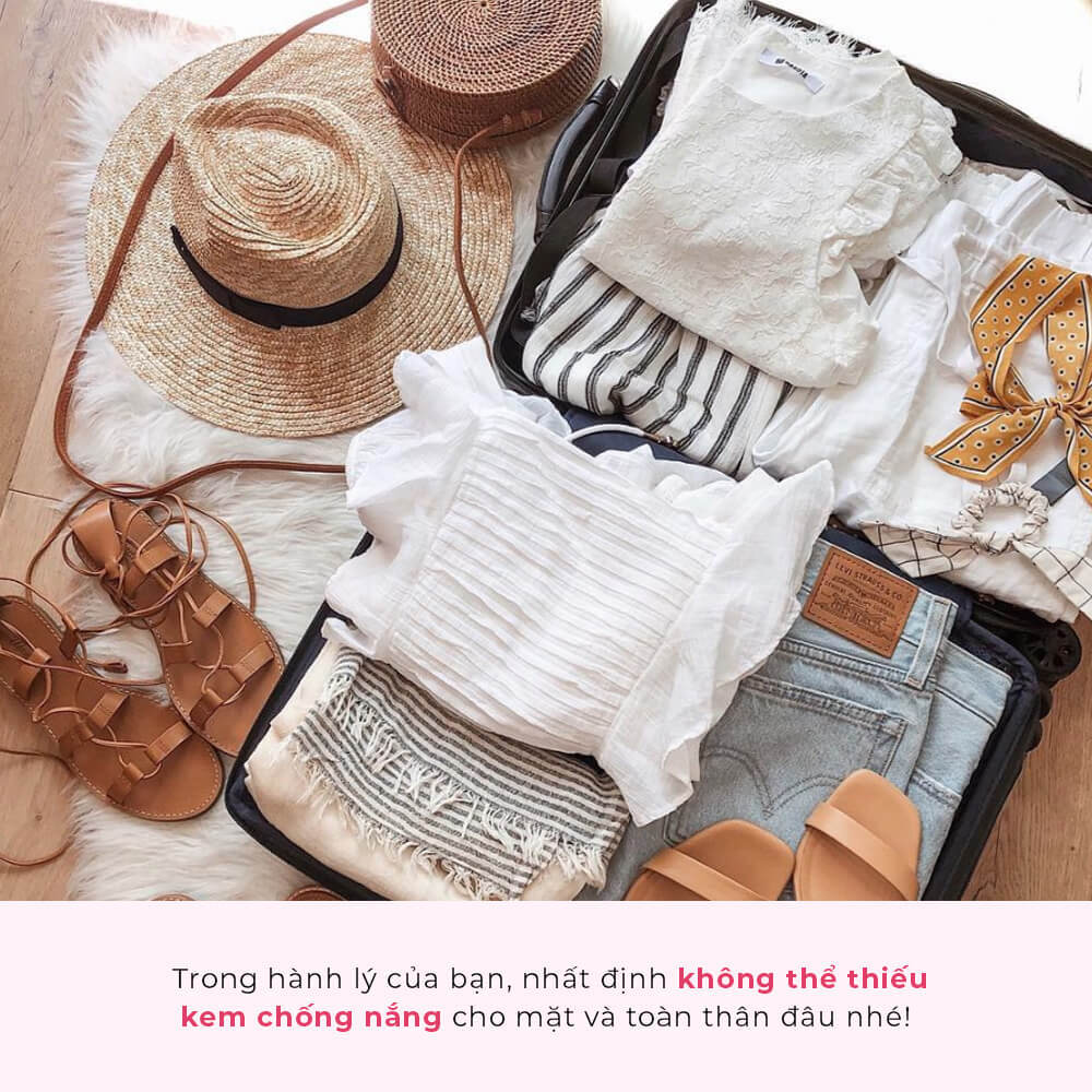 Chị em sẽ bảo toàn nhan sắc cả trước và sau khi du lịch nếu làm theo kế hoạch làm đẹp này. Lịch trình làm đẹp mùa du lịch từ Lixibox Skincare giúp bạn đẹp bất chấp hoàn cảnh, đừng quên kem chống nắng nhé!
