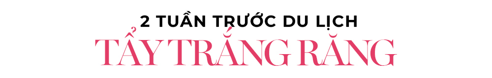 Hai tuần trước du lịch là thời điểm lý tưởng để tẩy trắng răng, giúp chị em có nụ cười rạng rỡ trong chuyến đi. Lên kế hoạch làm đẹp cùng Lixibox Skincare để bảo toàn nhan sắc trước và sau mỗi chuyến du lịch.