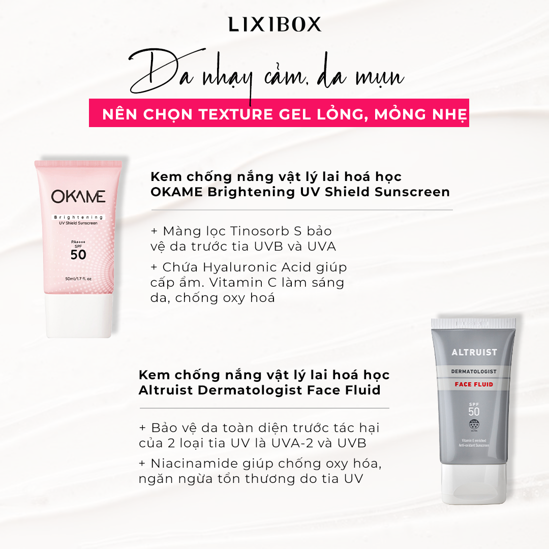 Tranh cãi về kem chống nắng SPF càng cao càng tốt, chuyên gia chỉ ra sai lầm lớn trong việc chọn kem chống nắng. Gợi ý sản phẩm kem chống nắng và cách đọc chỉ số SPF từ Lixibox cho mùa hè 2023.