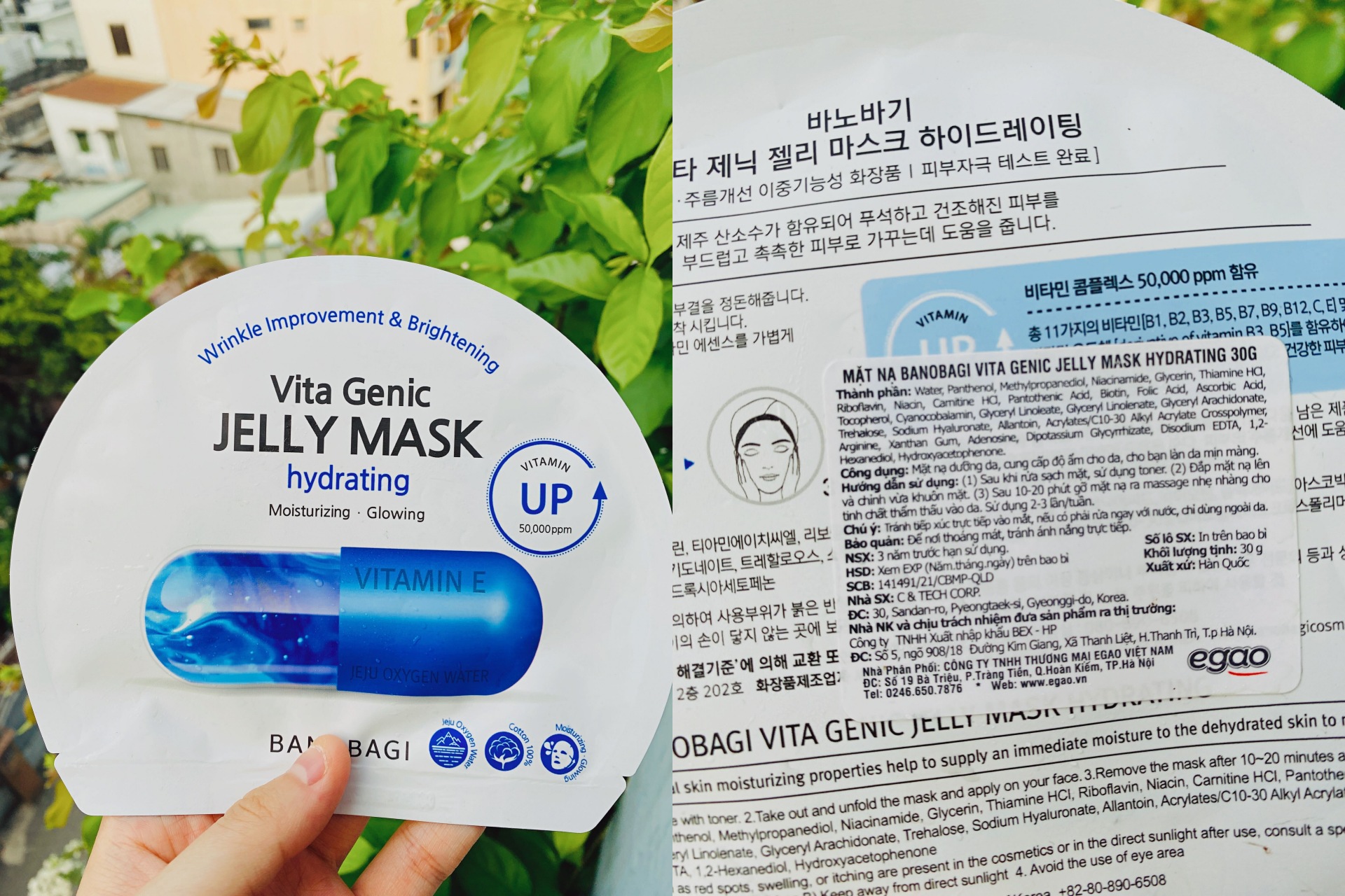 Mặt nạ Banobagi Vita Genic Jelly Mask, giá 25K, mang lại làn da mịn mượt tức thì. Review mặt nạ Banobagi từ Lixibox cho các chị em đang tìm kiếm sản phẩm chăm sóc da hiệu quả.