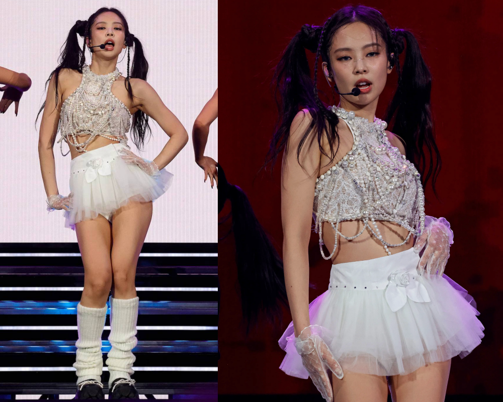 BLACKPINK tại Coachella 2023, với bộ trang phục thời trang nổi bật của Jisoo, từng gây sốt mạng xã hội. Trang phục này do nhà thiết kế Michael Ngô phụ trách, kết hợp giữa những xu hướng mới nhất và sự gợi cảm.