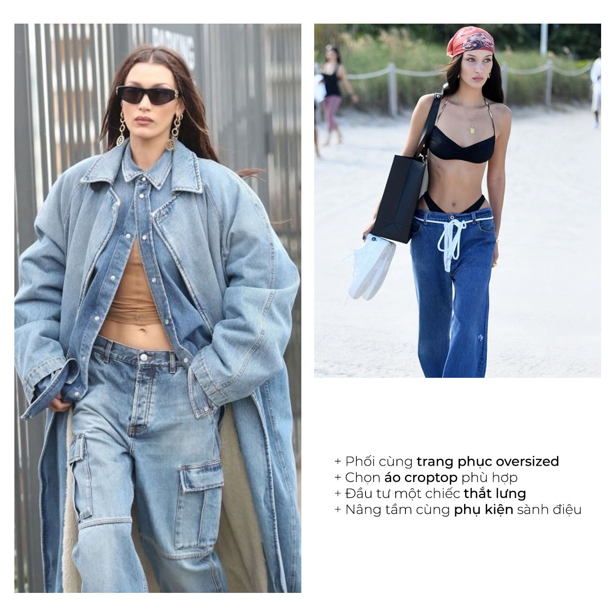 Khám phá quần jeans cạp trễ Y2K, xu hướng thời trang hot trend 2023. Kết hợp cùng trang phục oversized, áo croptop và phụ kiện sành điệu để nâng tầm phong cách thời trang Y2K tại GWP Lixibox Việt Nam.
