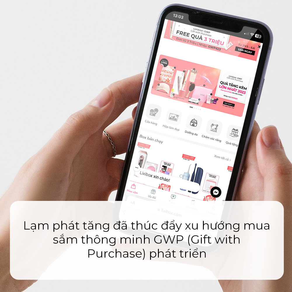 Lạm phát đã thúc đẩy xu hướng mua sắm thông minh GWP (Gift with Purchase) phát triển, giúp người tiêu dùng tiết kiệm và lựa chọn quà tặng kèm hơn trong thời kỳ khó khăn kinh tế.