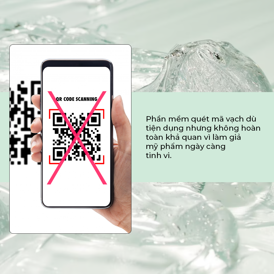 Phần mềm quét mã vạch dù tiện dụng nhưng không hoàn toàn khả quan vì làm giả mỹ phẩm ngày càng tinh vi. Tìm hiểu thêm về mẹo mua sắm và cách phân biệt hàng auth và hàng fake trong Lixibox Magazine.