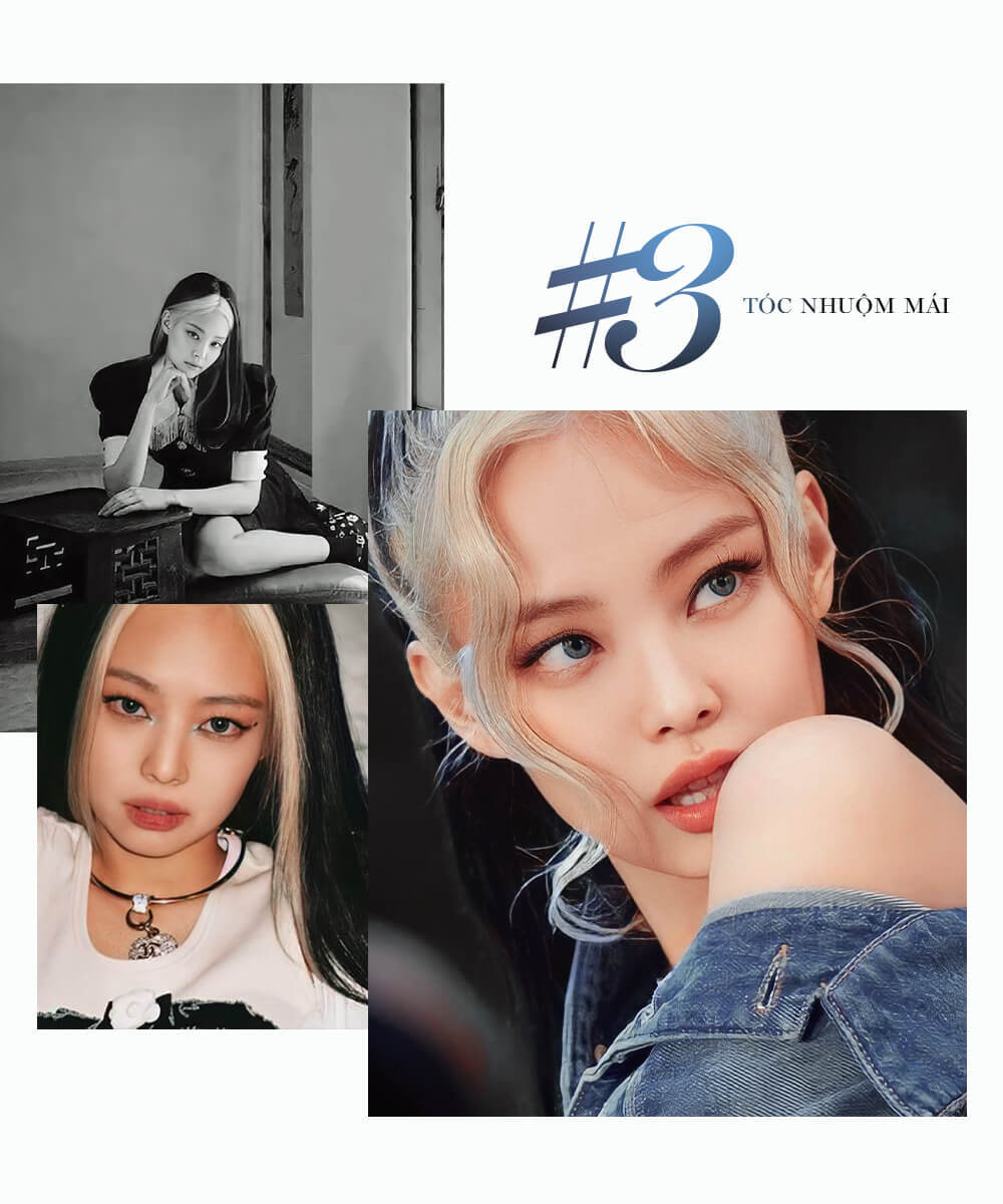 Tham khảo 8 kiểu tóc "hot trend" của Jennie (BLACKPINK) với kiểu tóc nhuộm mái đặc biệt. Khám phá ý tưởng tóc đẹp từ Lixibox Haircare để F5 diện mạo của bạn.