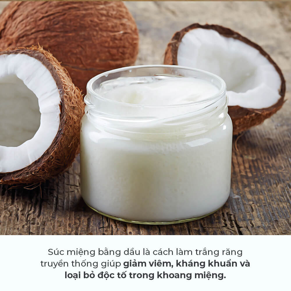 Súc miệng bằng dầu là cách làm trắng răng truyền thống giúp giảm viêm, kháng khuẩn và loại bỏ độc tố trong khoang miệng. Bài viết của Lixibox đề cập đến 6 cách làm trắng răng an toàn tại nhà, phù hợp cho team yêu thích trà và cà phê.