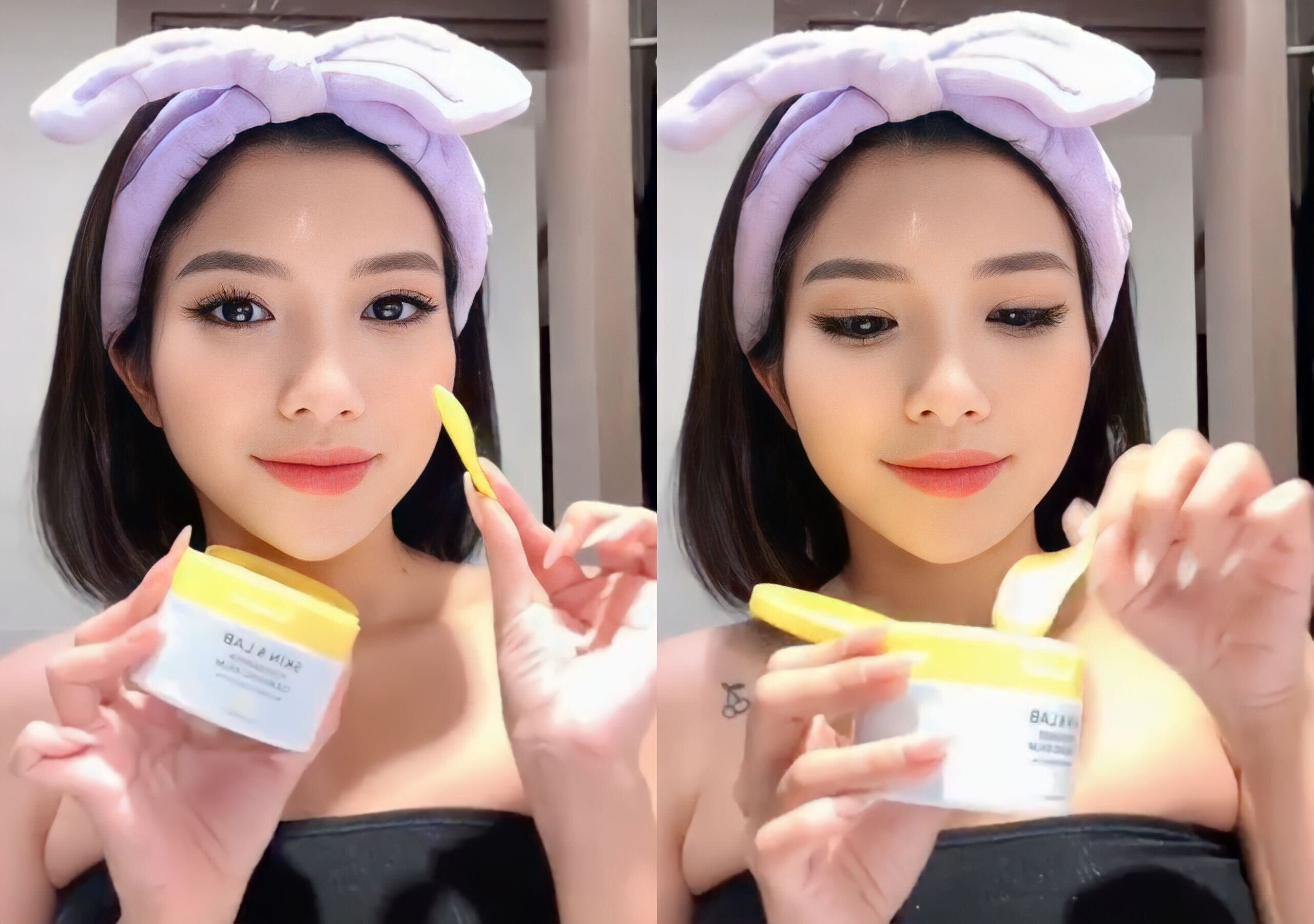 Người nổi tiếng đang trải nghiệm Sáp Tẩy Trang SKIN&LAB Porebarrier Cleansing Balm, một sản phẩm nổi bật của thương hiệu mỹ phẩm Hàn Quốc SKIN&LAB. Dạo gần đây, sản phẩm này nhận được nhiều phản hồi tích cực từ Beauty Blogger và TikToker trên mạng xã hội.