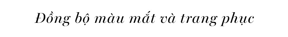 Câu slogan "Đồng bộ màu mắt và trang phục" từ bài viết của Lixibox, khám phá bí quyết làm đẹp, khí chất và phong cách của biểu tượng toàn cầu Taylor Swift.