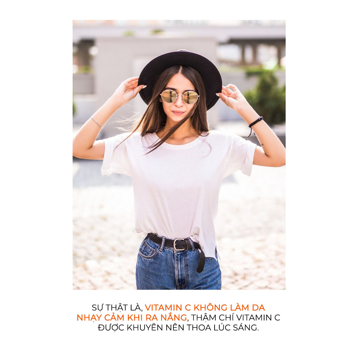 Bài viết về Vitamin C, làm sáng da và chống lão hóa từ Lixibox. Giải thích về 7 lầm tưởng tai hại khi bôi Vitamin C, nhấn mạnh rằng Vitamin C không làm da nhạy cảm với ánh nắng và nên được sử dụng đúng cách.