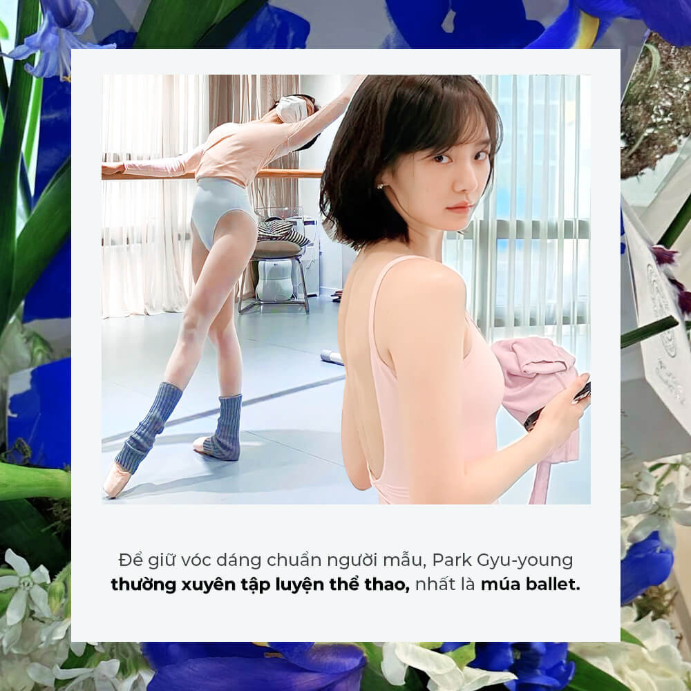 Park Gyu-young, nữ diễn viên chính trong phim Celebrity, đang thực hiện múa ballet để giữ gìn vóc dáng chuẩn người mẫu. Cô tập luyện thường xuyên và nổi bật với vẻ đẹp trẻ trung như tuổi 20, cung cấp mẹo trẻ lâu cho phái nữ. Khám phá bí quyết làm đẹp cùng Lixibox.
