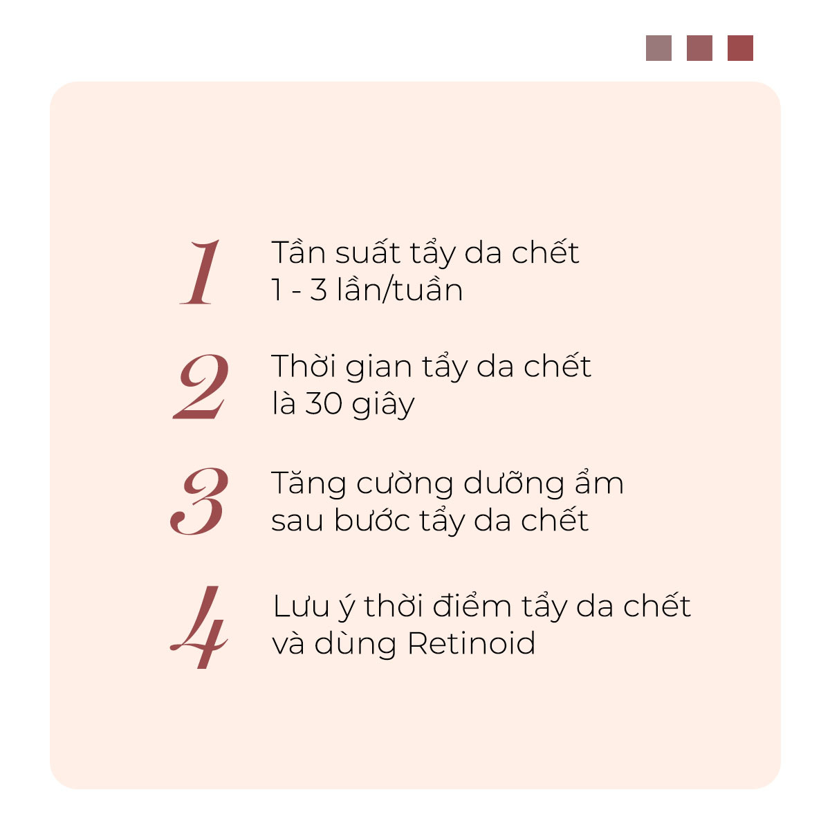 Góc thắc mắc về quy trình chăm sóc da với bài viết từ Lixibox Skincare. Bài viết trình bày các bước tẩy tế bào chết đúng cách, bao gồm tần suất và thời gian thực hiện, cũng như lưu ý khi sử dụng Retinoid để làm sạch da hiệu quả.