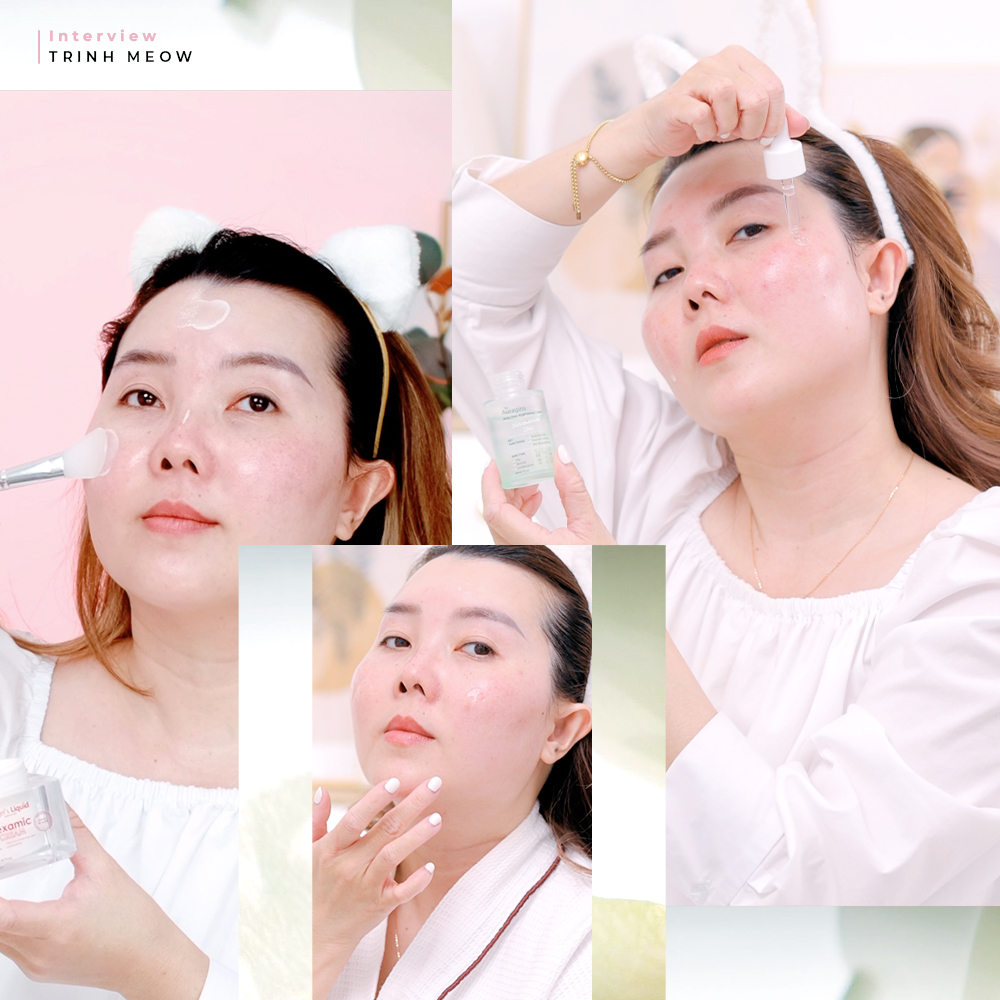 Trinh Meow, beauty blogger nổi tiếng với hơn 8 năm kinh nghiệm, chia sẻ bí quyết chăm sóc da và review sản phẩm trong cuộc phỏng vấn cùng Lixibox. Cô ấy khám phá hành trình của một beauty blogger thực thụ.