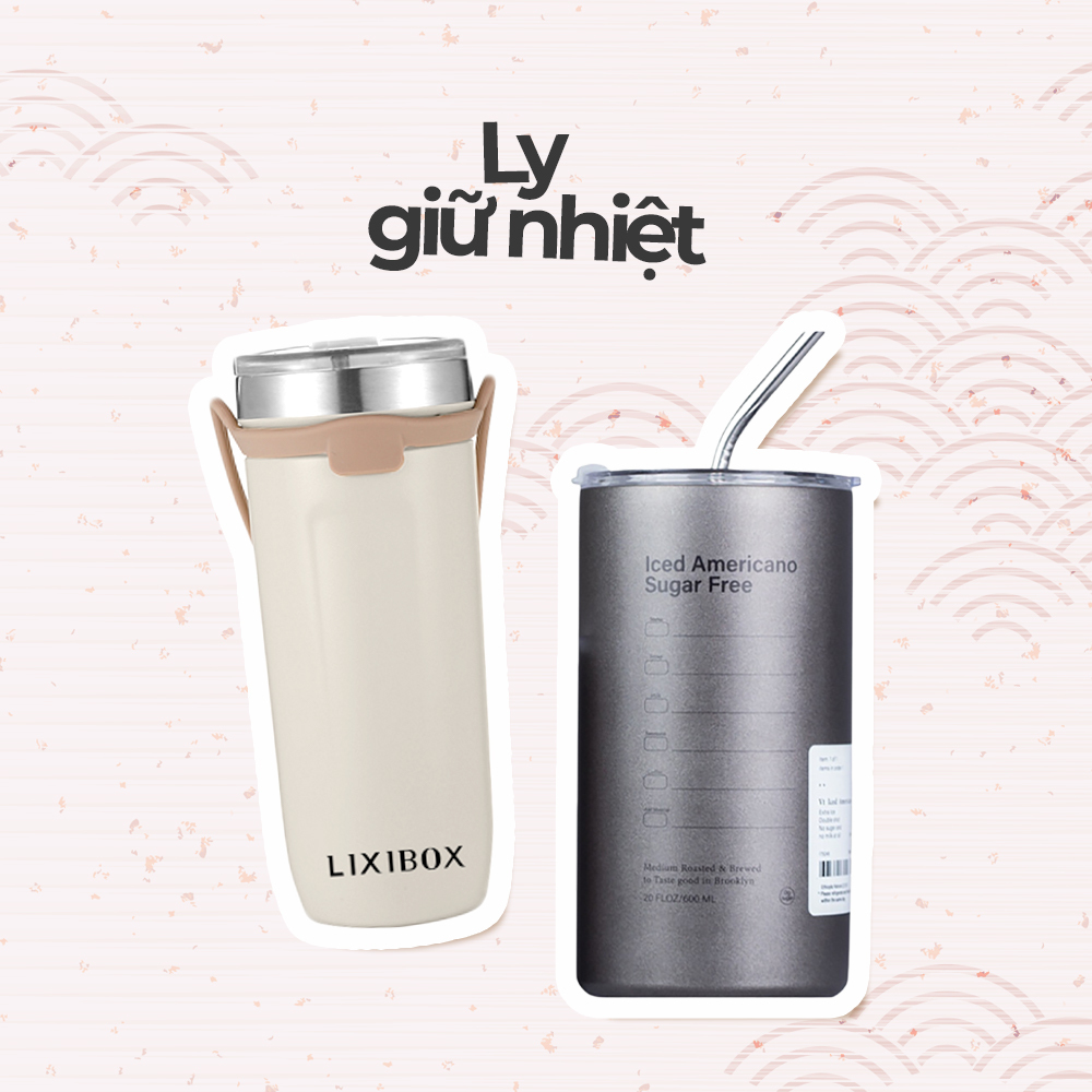 Ly giữ nhiệt Lixibox, món quà tặng crush hoàn hảo cho ngày Thất tịch, mang đến sự tiện lợi, phong cách và sự dễ thương, giúp ghi điểm trong mắt người bạn thích.