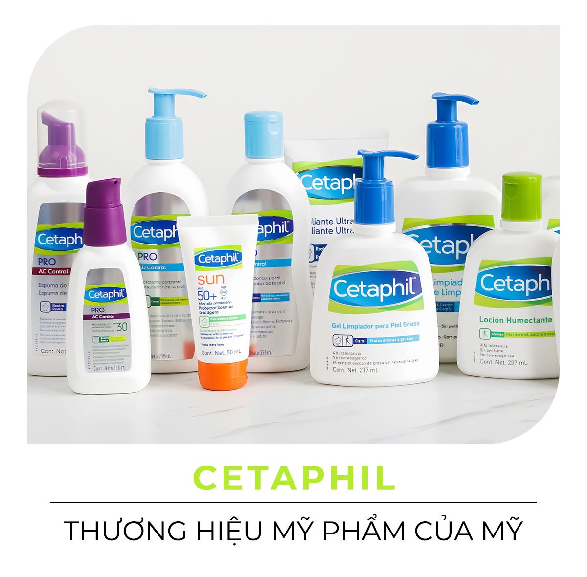 Bộ sản phẩm của thương hiệu Cetaphil, một trong những thương hiệu chăm sóc da được ưa chuộng năm 2023, được các BTV làm đẹp tại Lixibox gợi ý cho bạn, bao gồm nhiều loại gel rửa mặt, lotion và kem chống nắng.