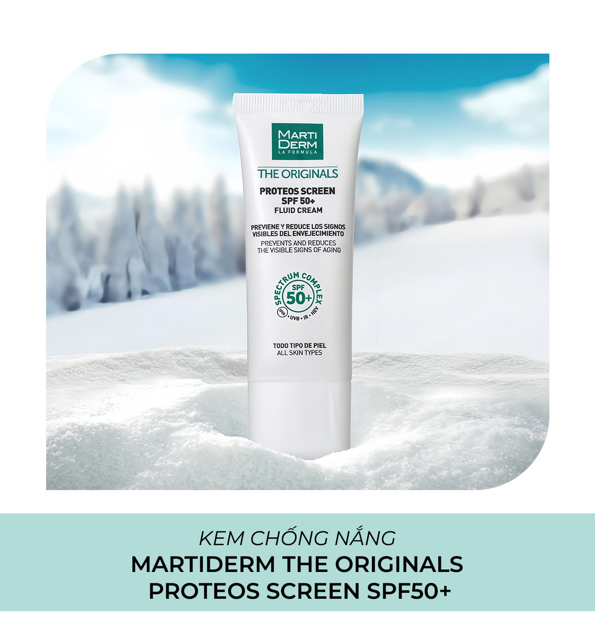 Kem chống nắng Martiderm The Originals Proteos Screen SPF50+ là lựa chọn lý tưởng cho chuyến đi du lịch. Sản phẩm cung cấp độ bảo vệ tối ưu và phù hợp với mọi loại da, giúp ngăn ngừa và giảm dấu hiệu lão hóa. Khám phá thêm về kem chống nắng đi du lịch cần thiết này!