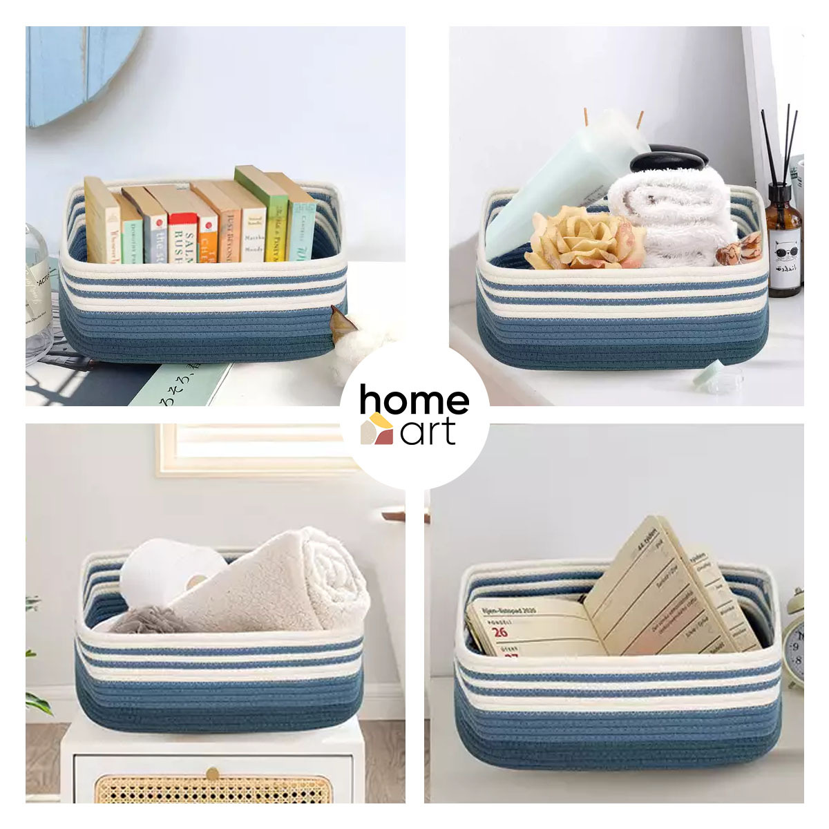 Giỏ homeart đang được hội nghiện nhà yêu thích nhờ thiết kế hiện đại, phù hợp với nhiều không gian sống. Đây là sản phẩm tiện dụng cho việc sắp xếp đồ đạc gọn gàng, ngăn nắp, phù hợp với phong cách sống hiện đại. Khám phá ngay tại Lixibox!