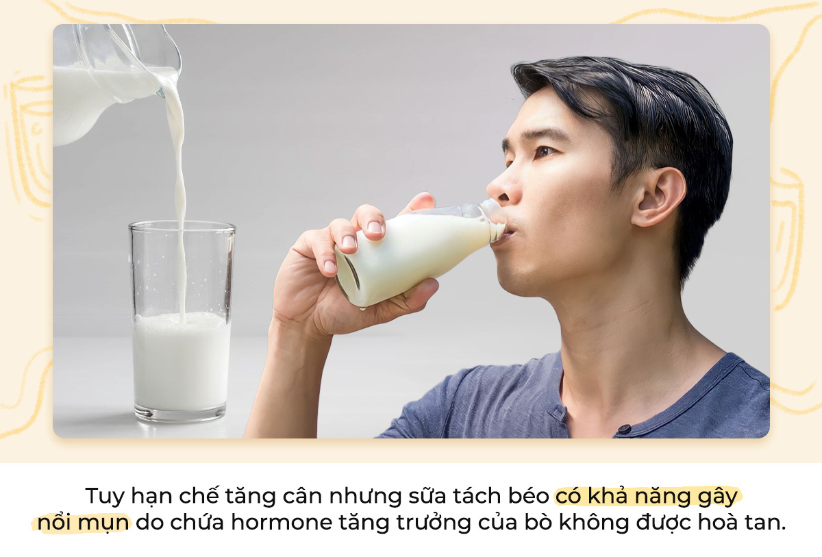 Bài viết từ Lixibox Skincare đề cập đến thức ăn gây nổi mụn, trong đó sữa tách béo được cho là có khả năng gây mụn do hormone tăng trưởng. Khám phá 7 món ăn cần tránh để bảo vệ làn da.