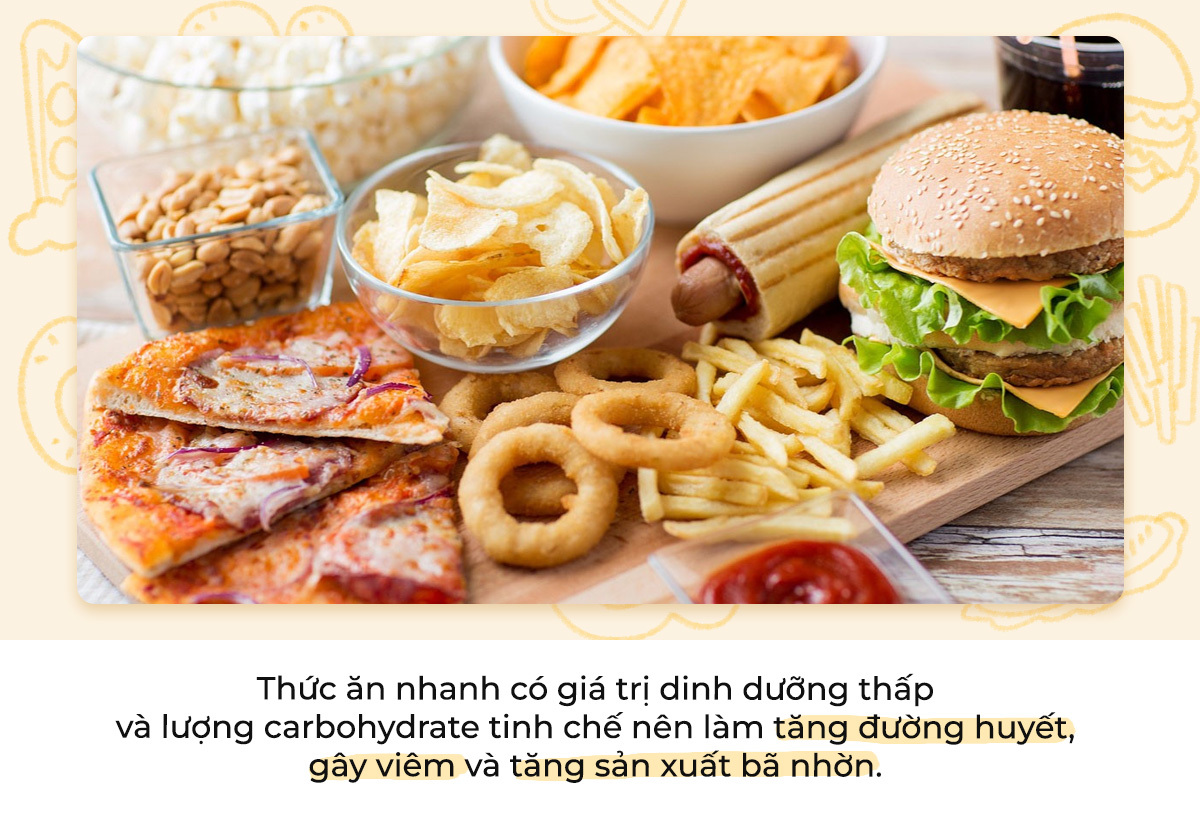 Thực phẩm nhiều carbohydrate và độ dinh dưỡng thấp như pizza, khoai tây chiên và burger có thể gây nổi mụn. Bài viết của Lixibox Skincare khám phá những món ăn gây nổi mụn, giúp bạn điều chỉnh chế độ ăn uống tránh tình trạng này.