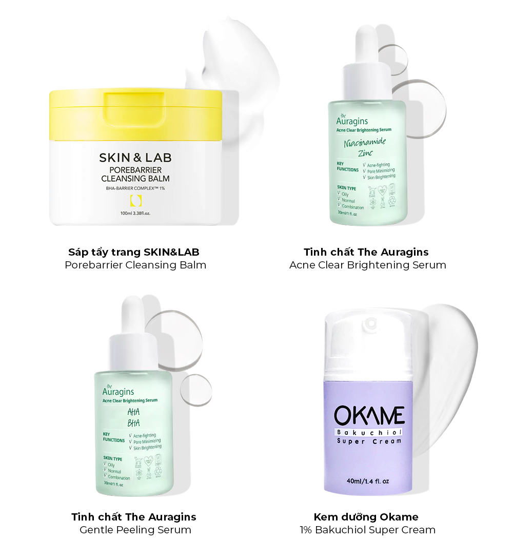 Sản phẩm trị mụn đầu đen chứa tinh chất Niacinamide và các thành phần tự nhiên, giúp làm sạch và ngăn ngừa mụn hiệu quả. Tìm hiểu xem có nên nặn mụn đầu đen không qua bài viết từ Lixibox Skincare.