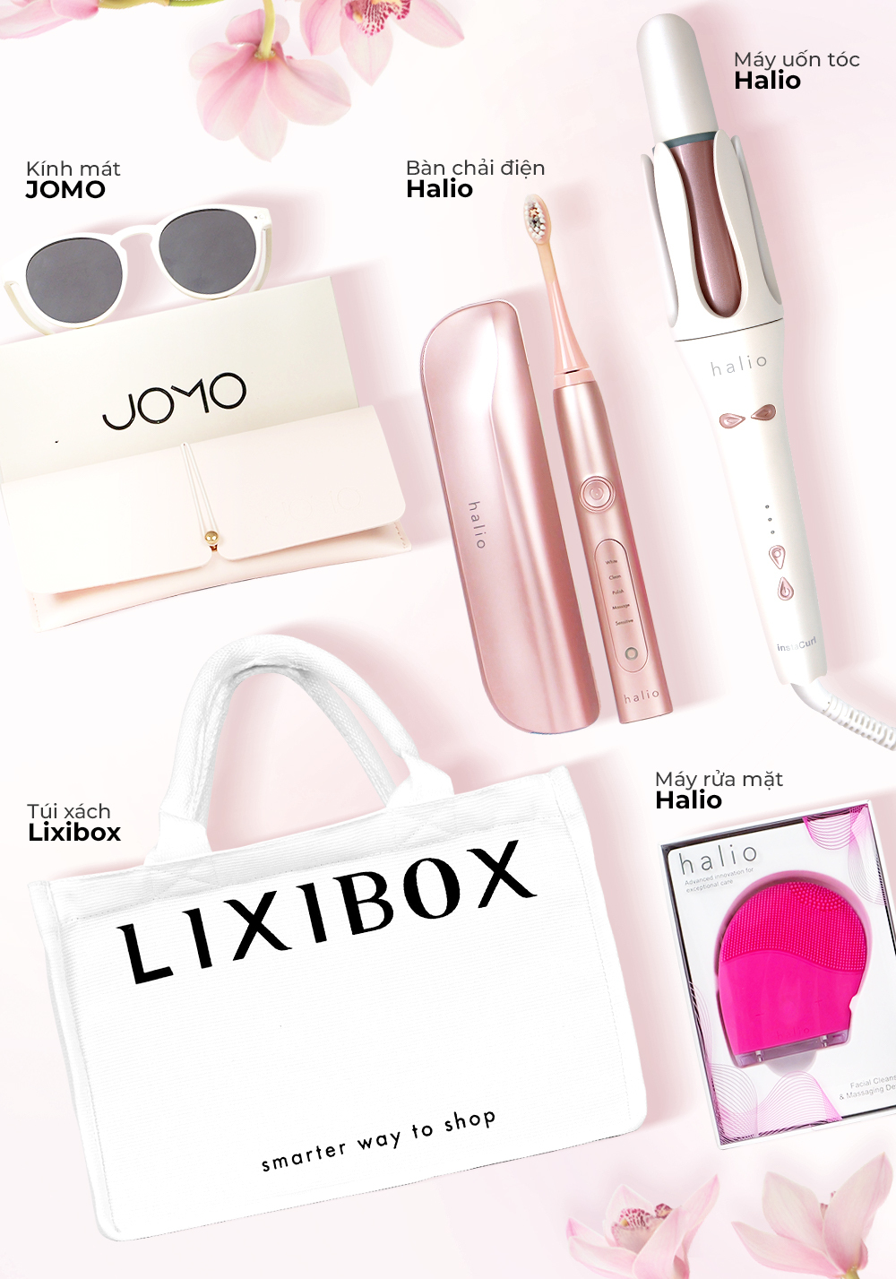 Khám phá chương trình GWP tại Lixibox với quà tặng hấp dẫn lên đến 3,5 triệu đồng. Đừng bỏ lỡ cơ hội săn deal GWP2010 cùng các sản phẩm nổi bật từ Halio và JOMO. Cùng tìm hiểu thêm về ưu đãi GWP, quà tặng ngày phụ nữ Việt Nam tại Lixibox.
