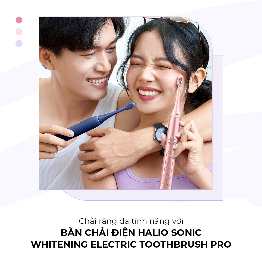 Bàn chải điện Halio Sonic Whitening Electric Toothbrush Pro với thiết kế hiện đại, kết hợp cùng người dùng thân thiện, là một trong những sản phẩm bán chạy tại Lixibox trong năm 2023. Tìm hiểu thêm về top sản phẩm đang TẶNG FREE!