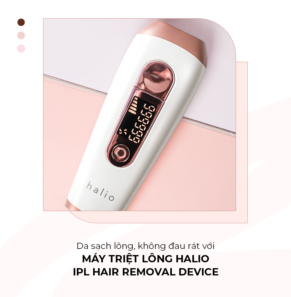 Máy triệt lông Halio IPL hair removal device - sản phẩm được yêu thích tại Lixibox, giúp làm sạch lông mà không gây đau. Đưa ra trong danh sách top sản phẩm bán chạy nhất năm 2023, đặc biệt đang được tặng miễn phí trong giai đoạn khuyến mãi.