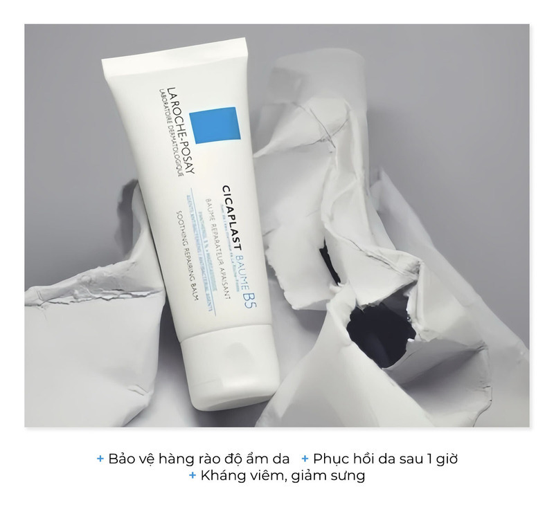 CICAPLAST BAUME B5 của La Roche-Posay giúp bảo vệ hàng rào độ ẩm, phục hồi da chỉ sau 1 giờ, kháng viêm và giảm sưng, rất phù hợp cho dưỡng da mùa lạnh và kem dưỡng ẩm trong mùa đông.