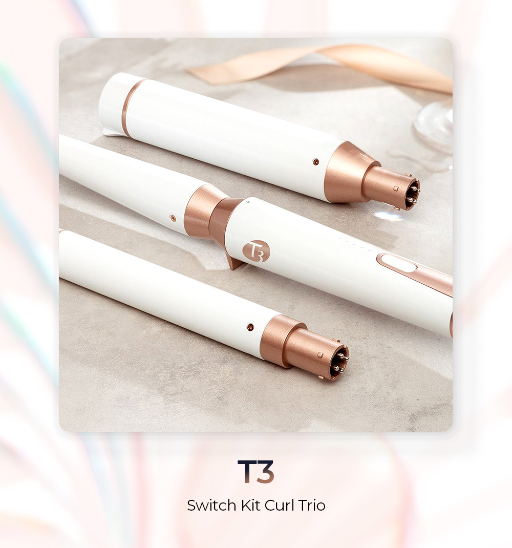 Máy uốn tóc T3 Switch Kit Curl Trio xuất hiện trong bài viết "Top 10 máy uốn tóc tốt nhất 2023 do chuyên gia bình chọn". Sản phẩm phù hợp cho những tín đồ làm đẹp đang tìm kiếm máy uốn tóc tốt nhất hiện nay.