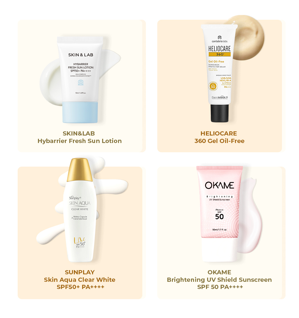 Nên bôi kem chống nắng trước hay sau trang điểm? Các sản phẩm kem chống nắng của Lixibox Skincare như Skin&Lab, Heliocare, Sunplay và Okame giúp bảo vệ da khỏi tia UV. Tìm hiểu kỹ thuật bôi kem chống nắng đúng cách để tối ưu hóa hiệu quả.
