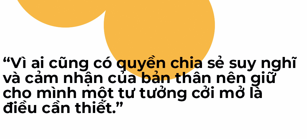 Tring Tây chia sẻ trong phỏng vấn Lixibox: "Vì ai cũng có quyền chia sẻ suy nghĩ và cảm nhận của bản thân nên giữ cho mình một tư tưởng cởi mở là điều cần thiết." Hot TikToker nổi bật trong cộng đồng làm đẹp.