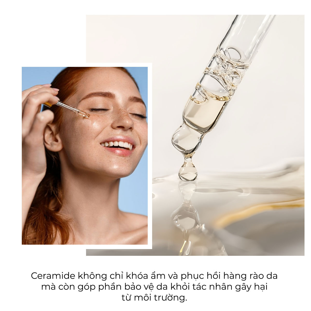 Ceramide không chỉ khóa ẩm và phục hồi hàng rào da mà còn góp phần bảo vệ da khỏi tác nhân gây hại từ môi trường. Tìm hiểu thêm về thành phần dưỡng da mùa lạnh trên Lixibox để chăm sóc da mùa đông hiệu quả.