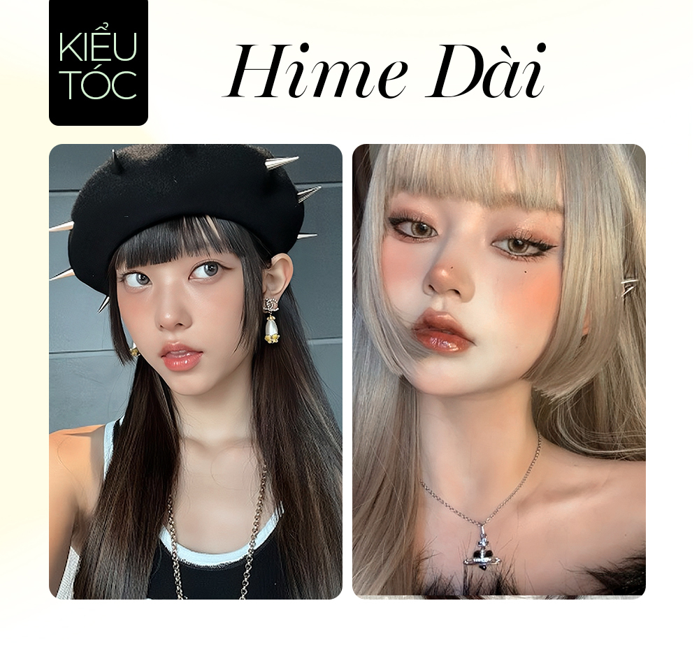 Kiểu tóc hime cut hot trend 2023