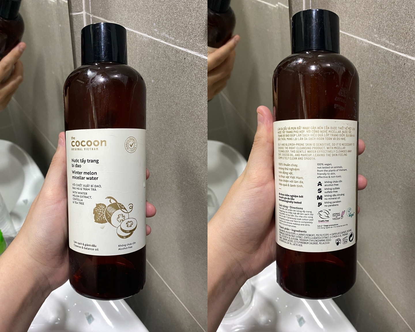 Nước tẩy trang bí đao Cocoon, sản phẩm yêu thích của nàng gen Z, được review trong bài viết giá từ 219K xài 4 tháng. Khám phá các sản phẩm tẩy trang như Bioderma hồng, Bioderma xanh, Chacott, L'Oreal để chọn lựa phù hợp với loại da của bạn.