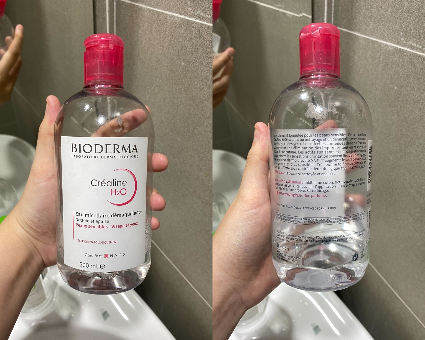 Nước tẩy trang Bioderma Créaline H2O dung tích 500ml, sản phẩm tẩy trang quốc dân được nhiều người yêu thích. Trong bài viết "Giá từ 219K xài 4 tháng chưa hết, nàng gen Z khuyên nên mua nước tẩy trang quốc dân này", người viết chia sẻ các dòng nước tẩy trang yêu thích và hướng dẫn lựa chọn sản phẩm phù hợp với nhu cầu của từng loại da.