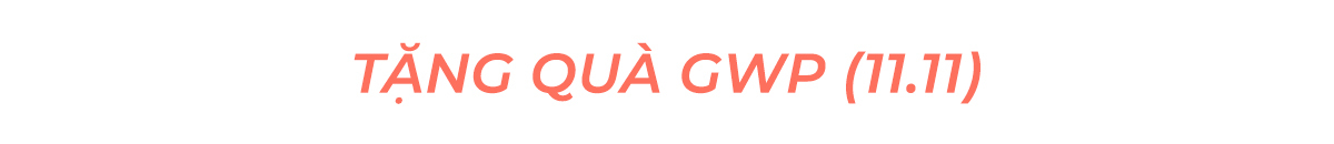 Tặng quà GWP (11.11) trong chương trình MEGASALE 11.11 với giảm giá chấn động 70%, đồng giá 9K và hoàn tiền 10%. Khám phá ngay để không bỏ lỡ những hot deal và trở thành "chiến thần săn sale" trong ngày lễ độc thân 11.11!