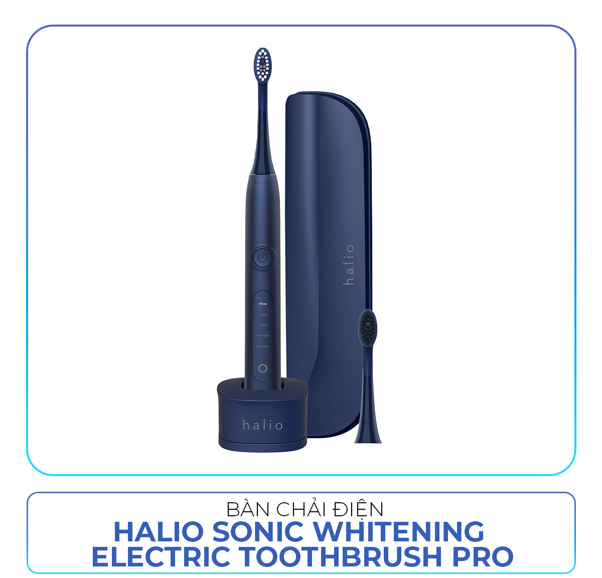 Bàn chải điện Halio Sonic Whitening Electric Toothbrush Pro. Tìm hiểu ý tưởng quà tặng cho nam giới trong dịp Quốc tế Nam giới 19.11, tiết lộ những món quà mà phái mạnh yêu thích, dễ dàng chọn lựa với Lixibox Shopping Guide.