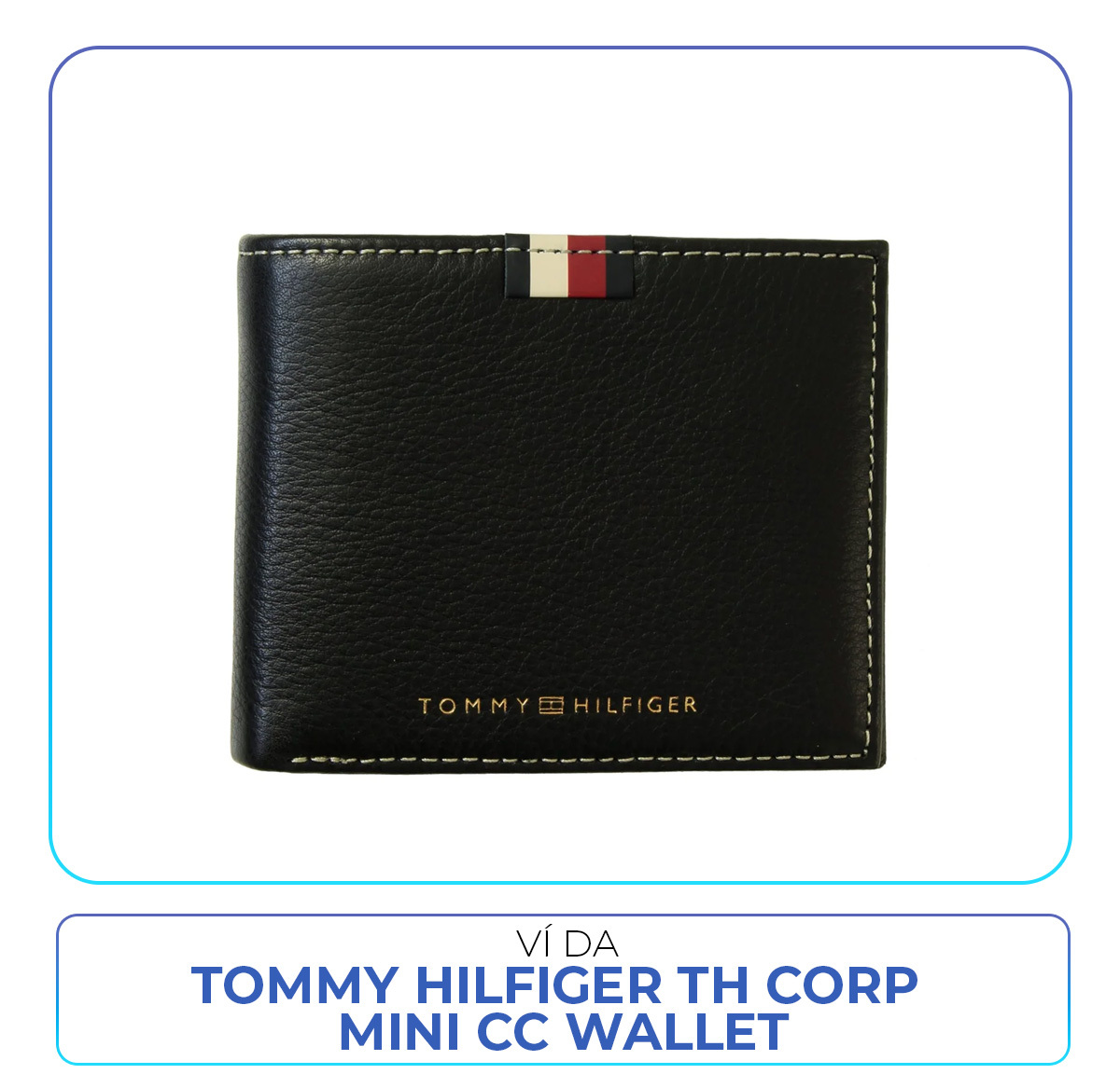 Ví da Tommy Hilfiger TH Corp Mini CC Wallet, món quà tặng cho nam lý tưởng nhân ngày Quốc tế Nam giới 19.11. Hướng dẫn mua sắm cùng Lixibox giúp bạn chọn lựa quà tặng phù hợp, đáp ứng sở thích của nam giới.