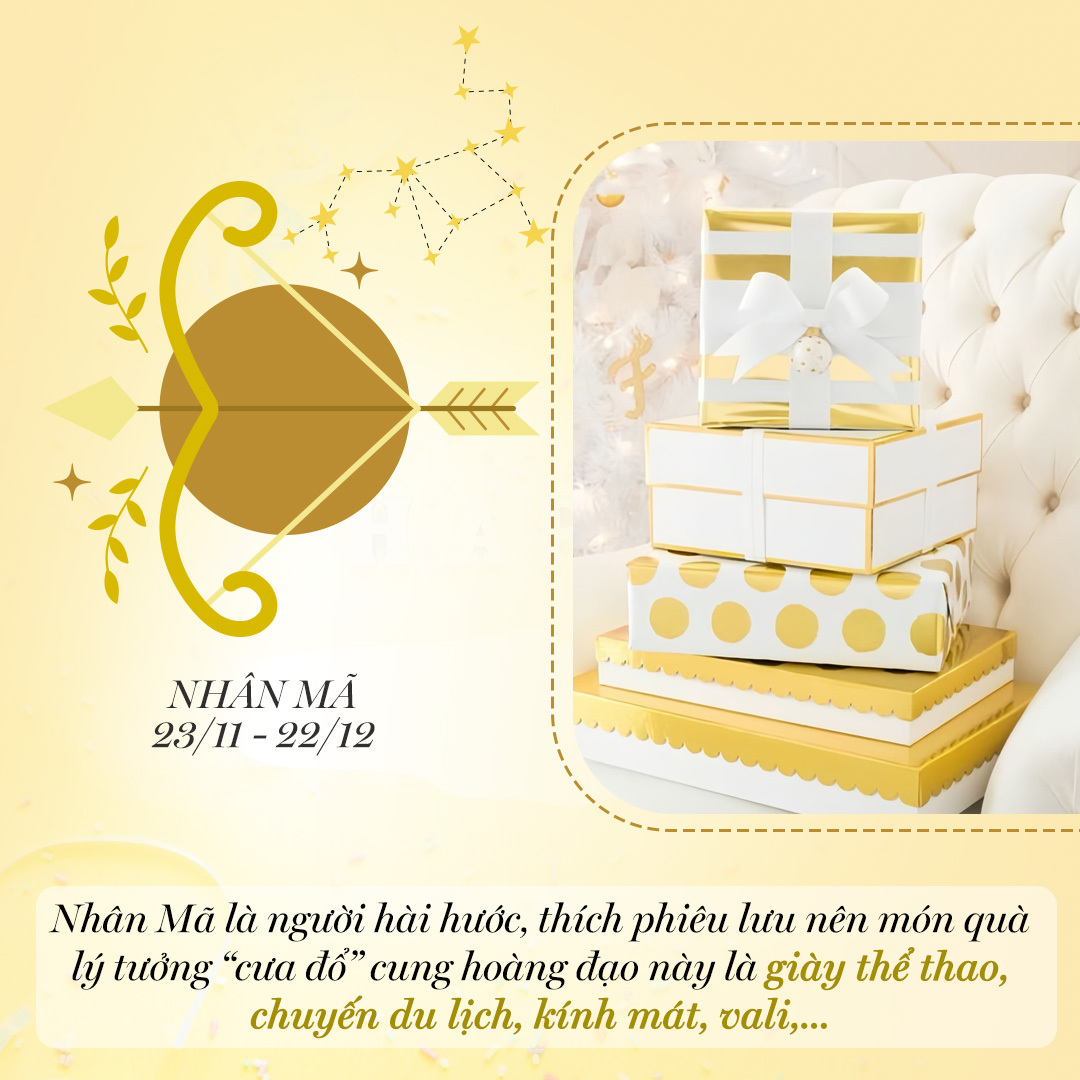 Khám phá bí mật về quà sinh nhật lý tưởng cho Nhân Mã, từ giày thể thao đến các món đồ du lịch. Cùng Lixibox tìm hiểu cách chọn quà tặng cho nam và nữ Nhân Mã, đảm bảo ghi điểm tuyệt đối!